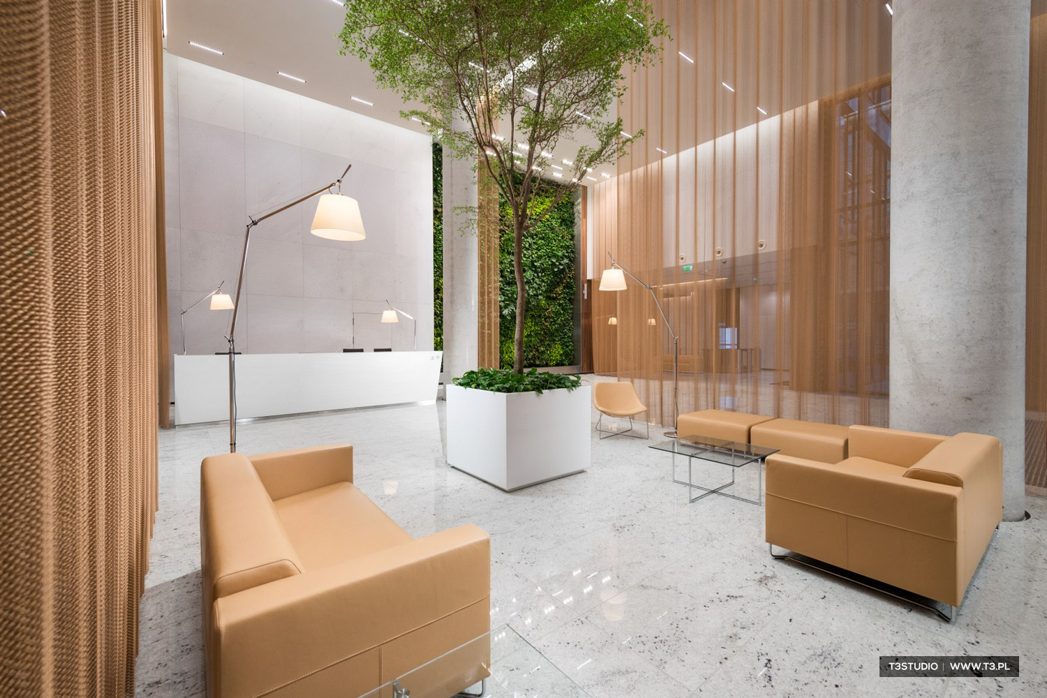 Gdański Business Center - Budynek C - wnętrze lobby
