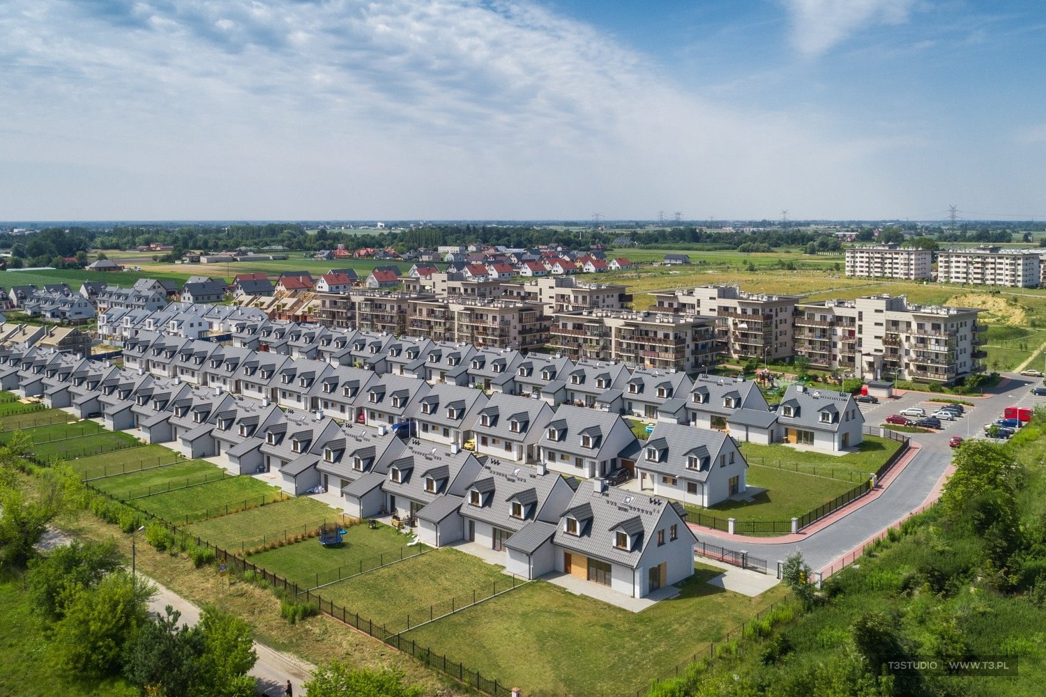 Zdjęcia osiedla Villa Campina - fotografia lotnicza