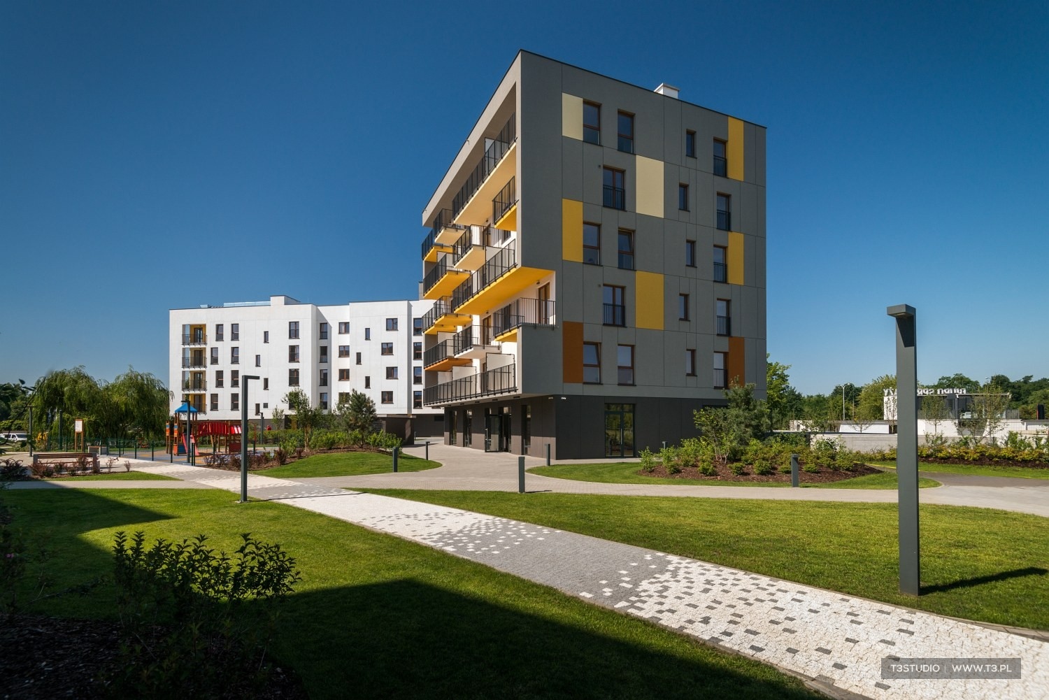 Zdjęcia architektury - osiedle Miasto Moje - projekt Ronson Development