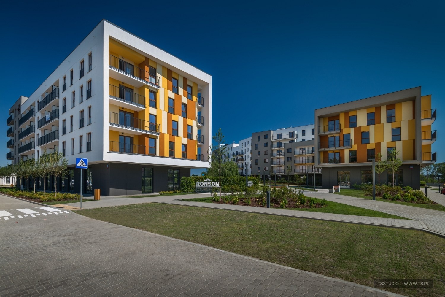 Zdjęcia architektury - osiedle Miasto Moje - projekt Ronson Development