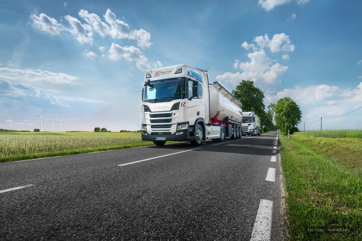Sesja pojazdów ciężarowych firmy Ruta Transport