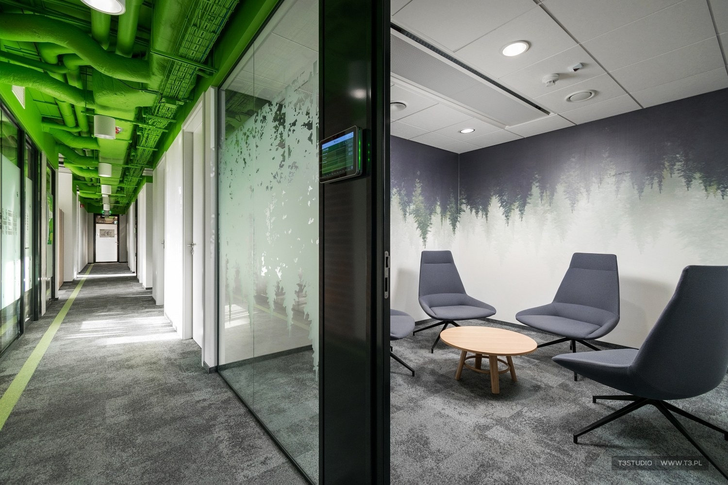 Biuro firmy Vivus w kompleksie Business Garden w Warszawie - fotografia wnętrz biurowych