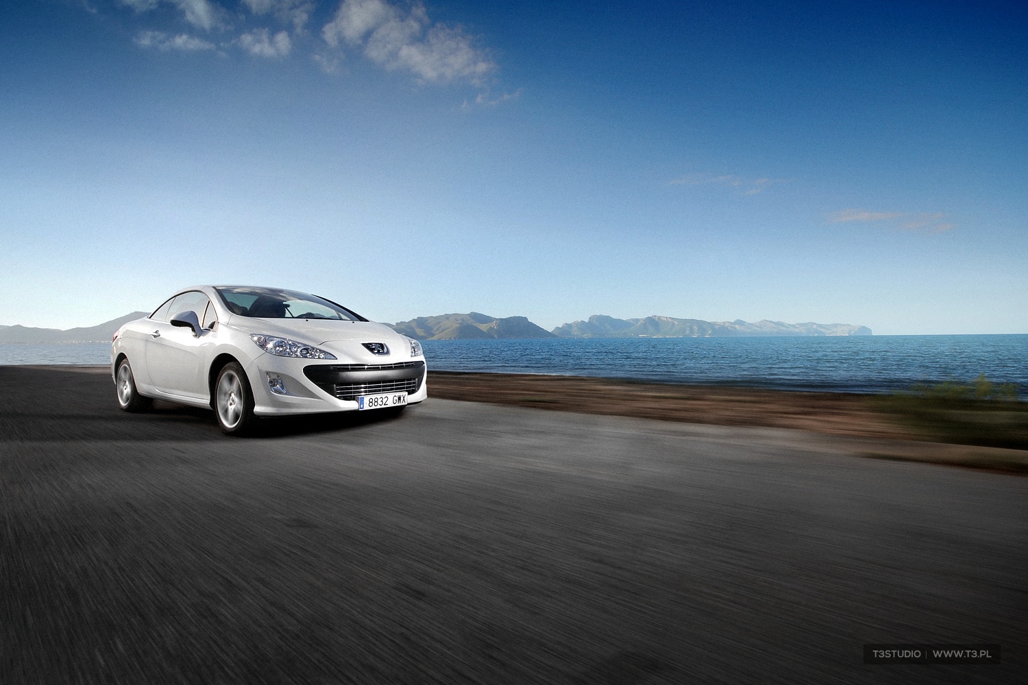 Peugeot, 308cc, cabrio, kabriolet, biały