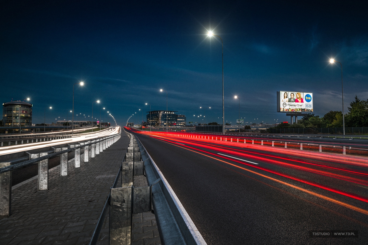 T3Studio Billboard - krajobraz miejski Warszawa Marynarska